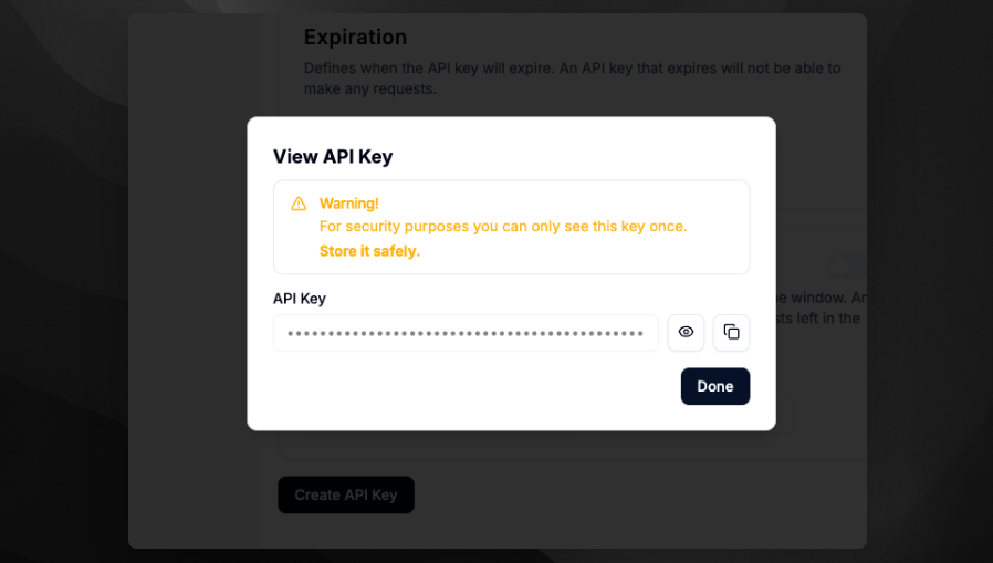 API Key